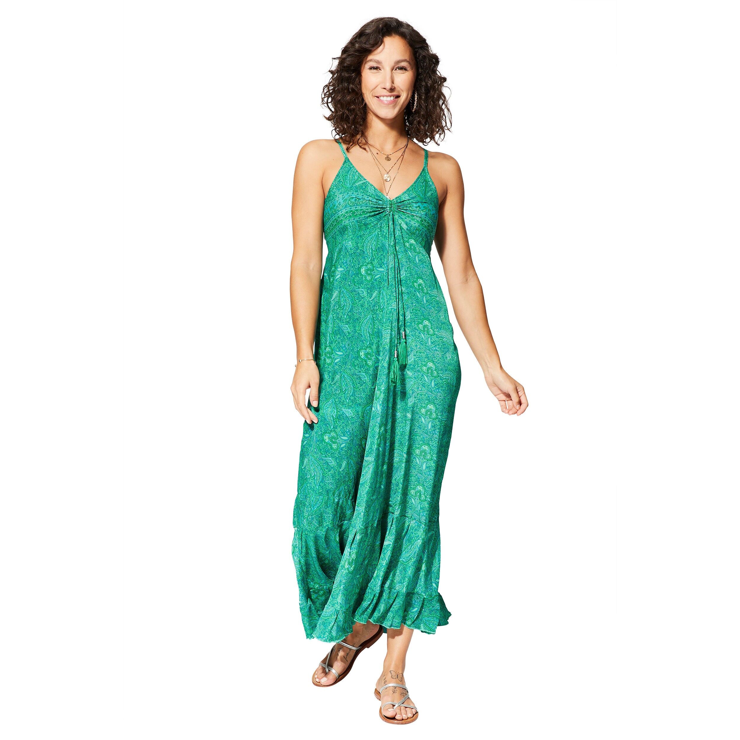 ROBE ETE LONGUE SANS MANCHES MAXIPA0654D