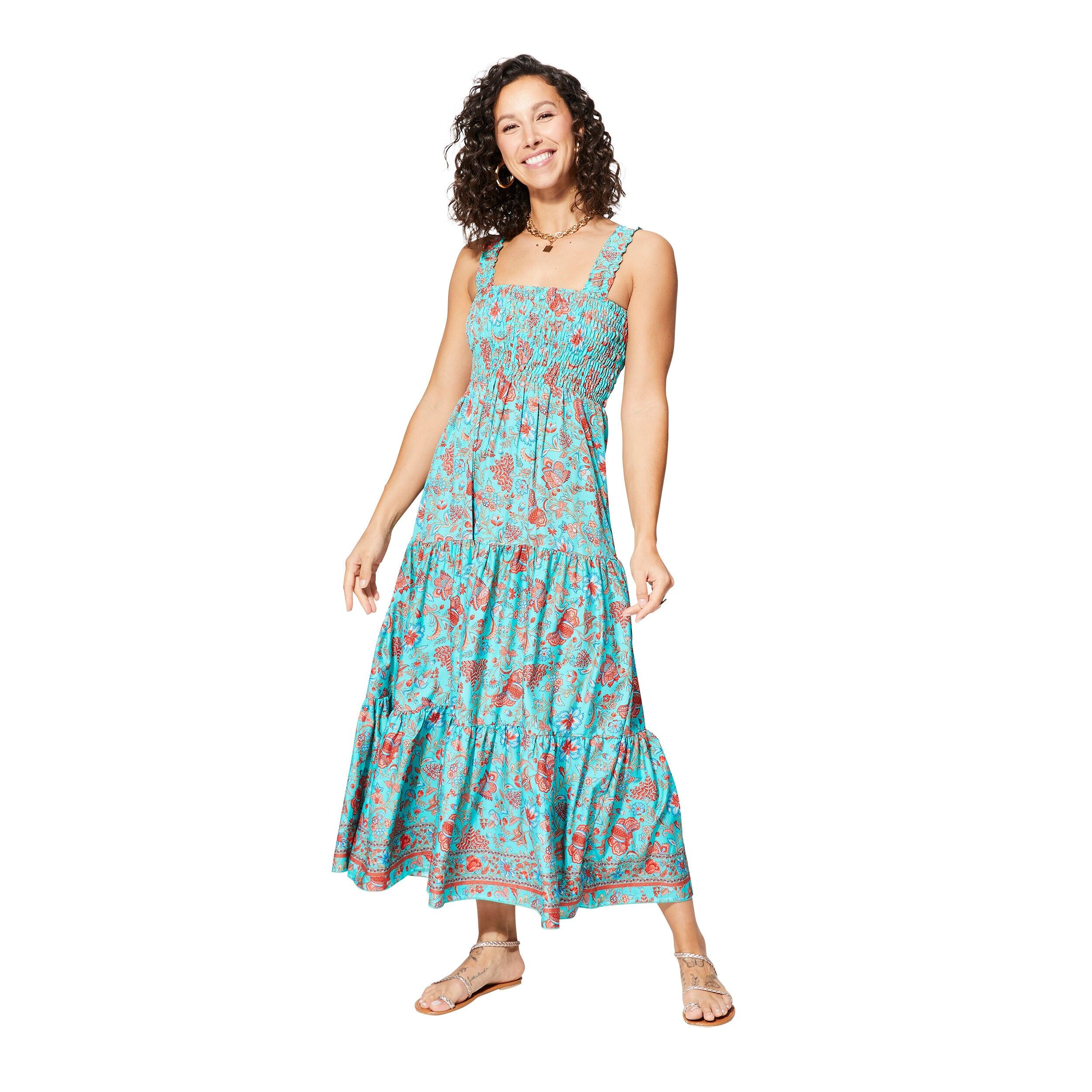 MAXIPA4004Z ABITO ESTIVO SENZA MANICHE LUNGHE