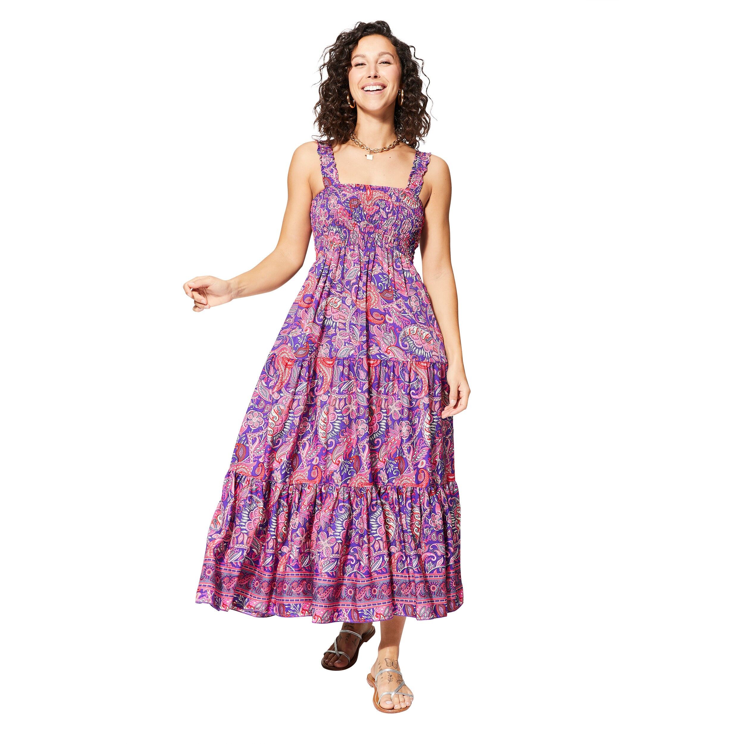 MAXIPA4004Y ABITO ESTIVO SENZA MANICHE LUNGHE