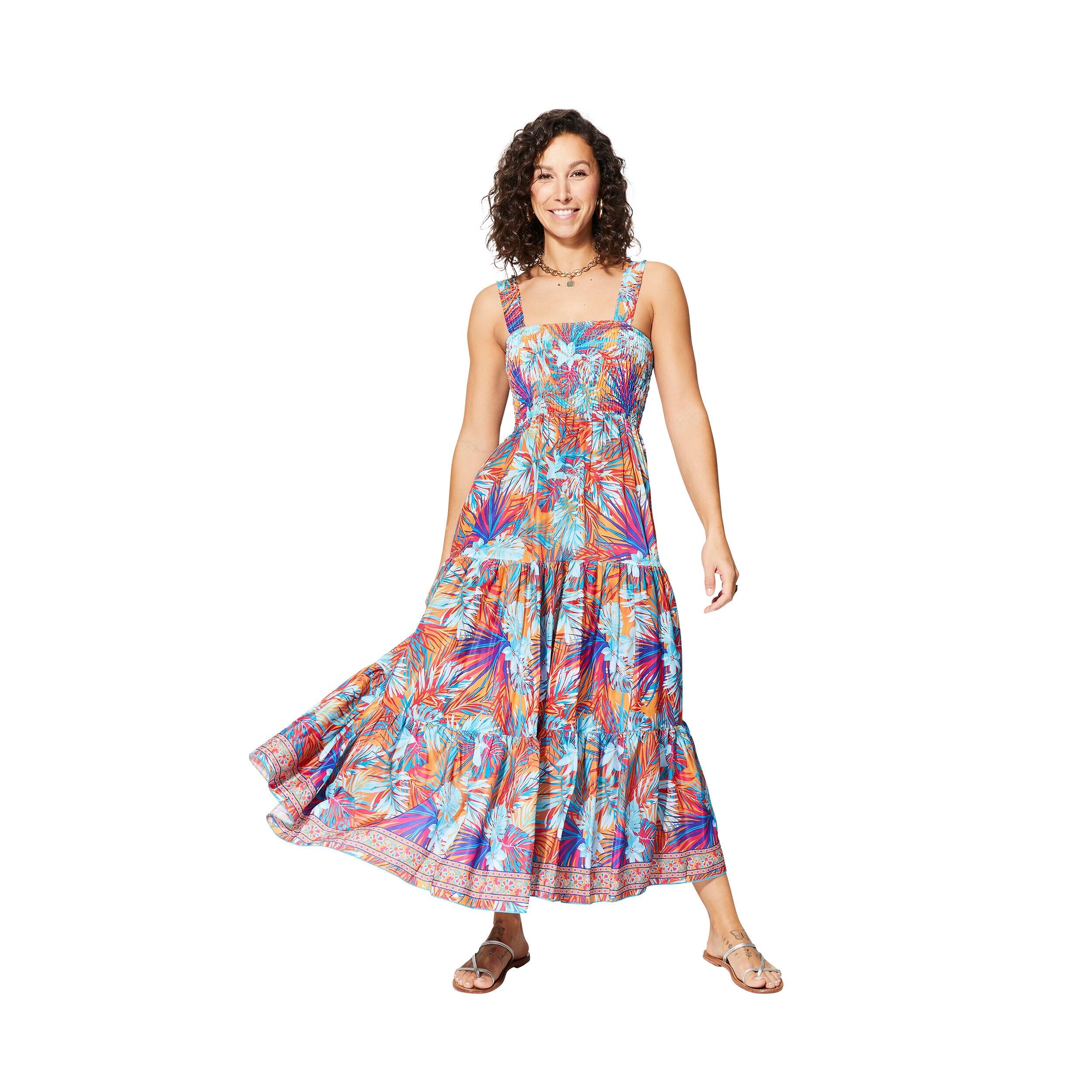 MAXIPA4004ZD ABITO ESTIVO SENZA MANICHE LUNGHE