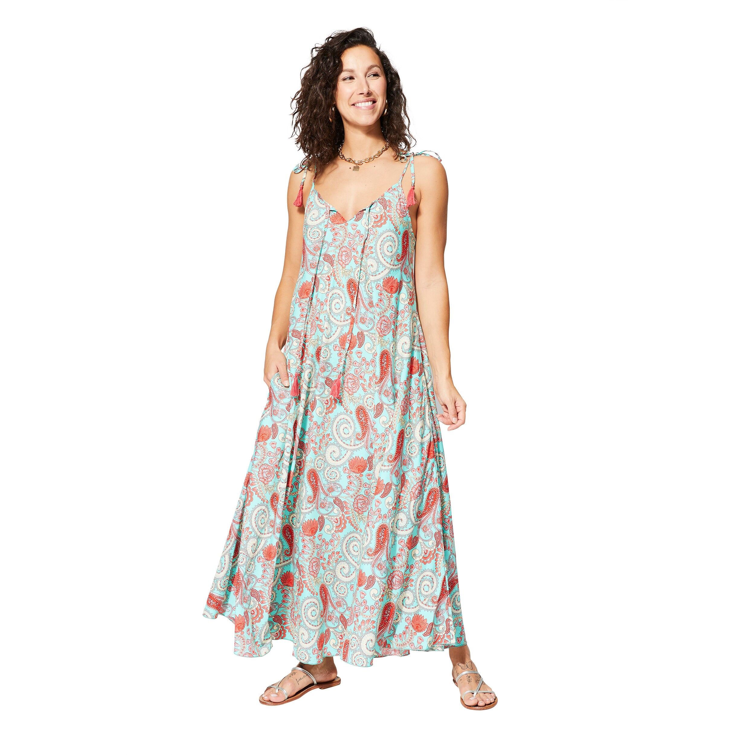 MAXIPA4007C ABITO ESTIVO SENZA MANICHE LUNGHE