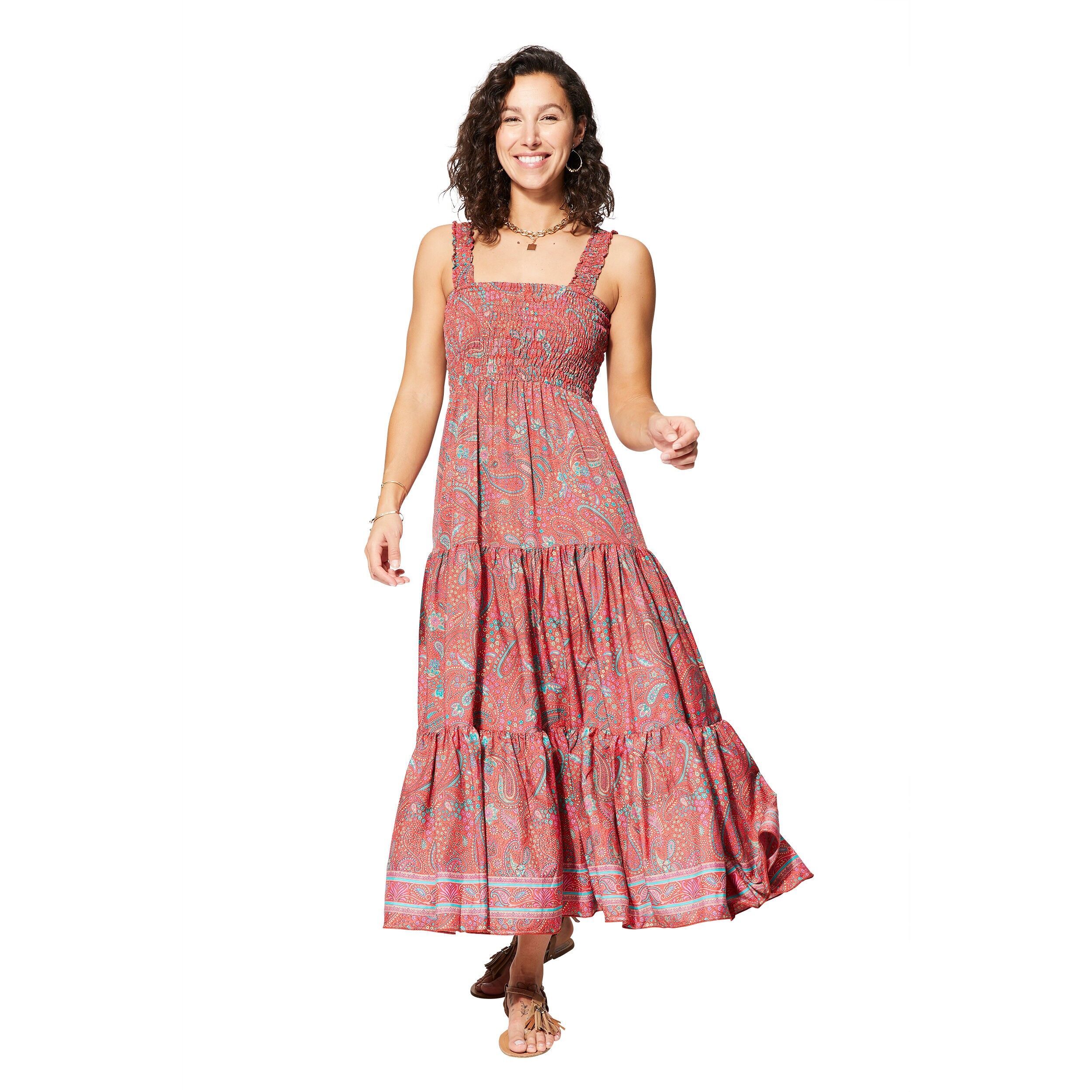 MAXIPA4004ZF ABITO ESTIVO SENZA MANICHE LUNGHE