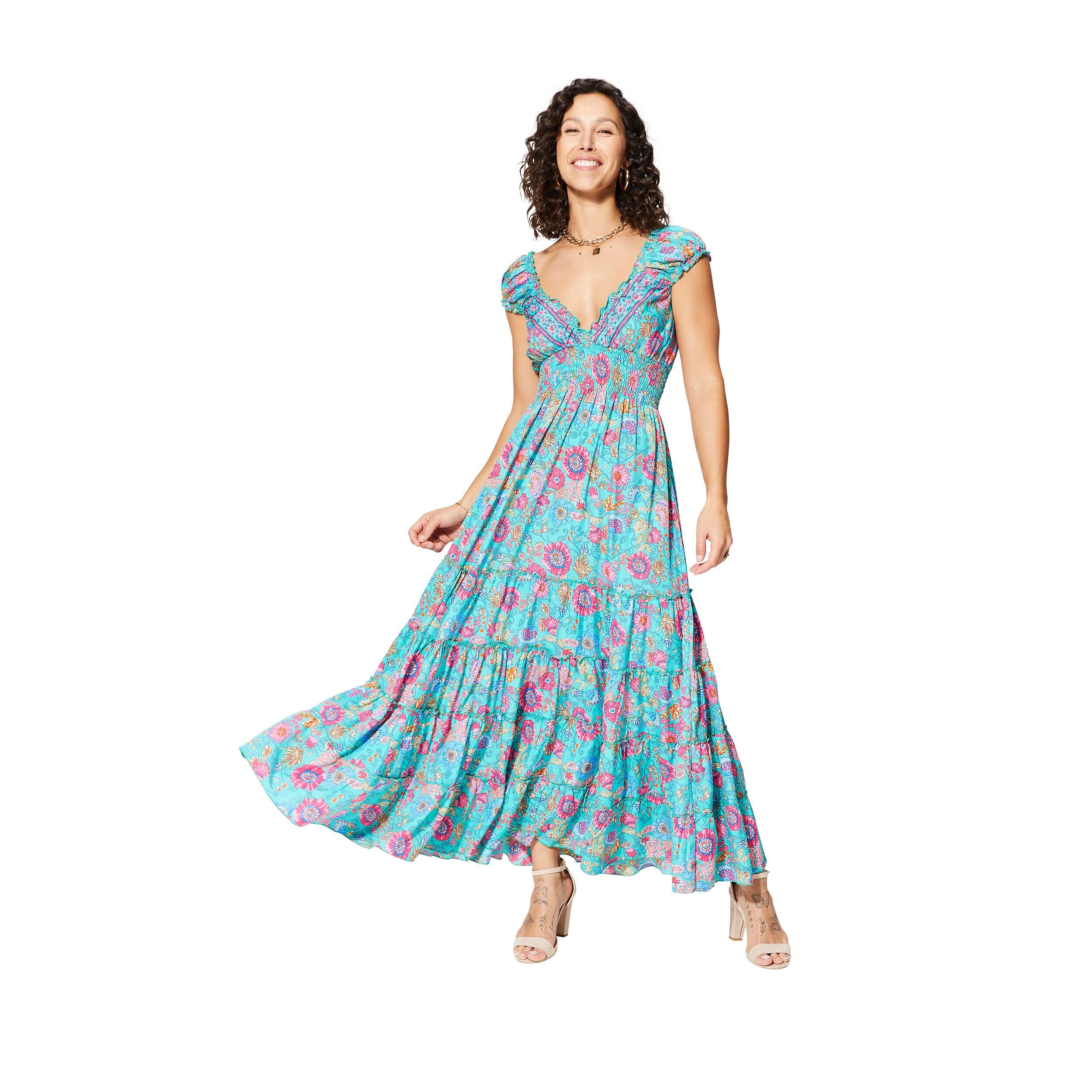 MAXIPA4008F ABITO ESTIVO SENZA MANICHE LUNGHE