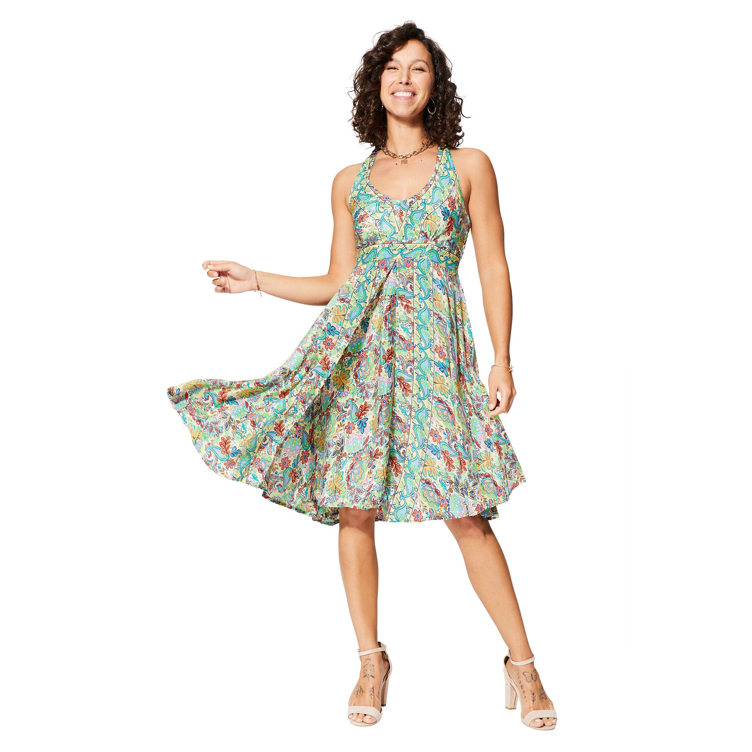 ÄRMELLOSES MITTELLANGES SOMMERKLEID RLIP0615A