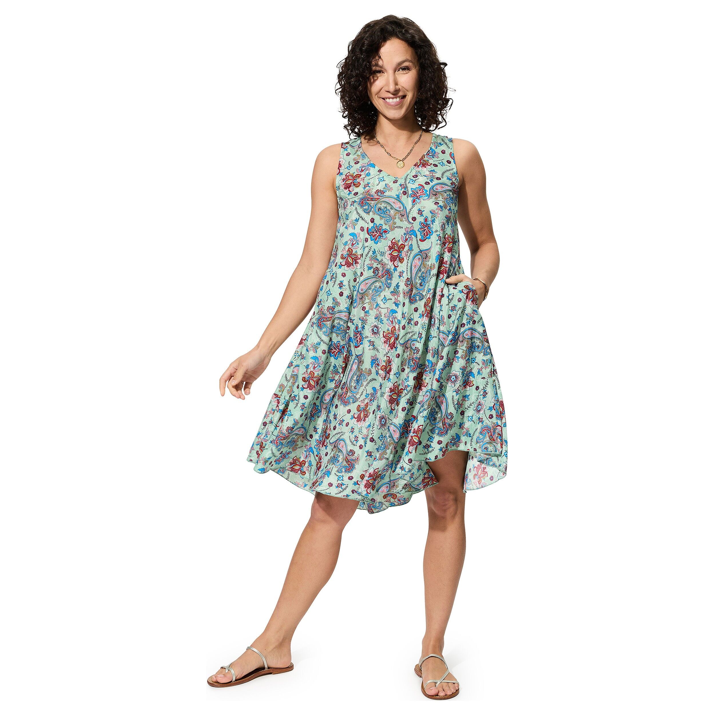 ROBE ETE COURTE SANS MANCHES RLIP0617D