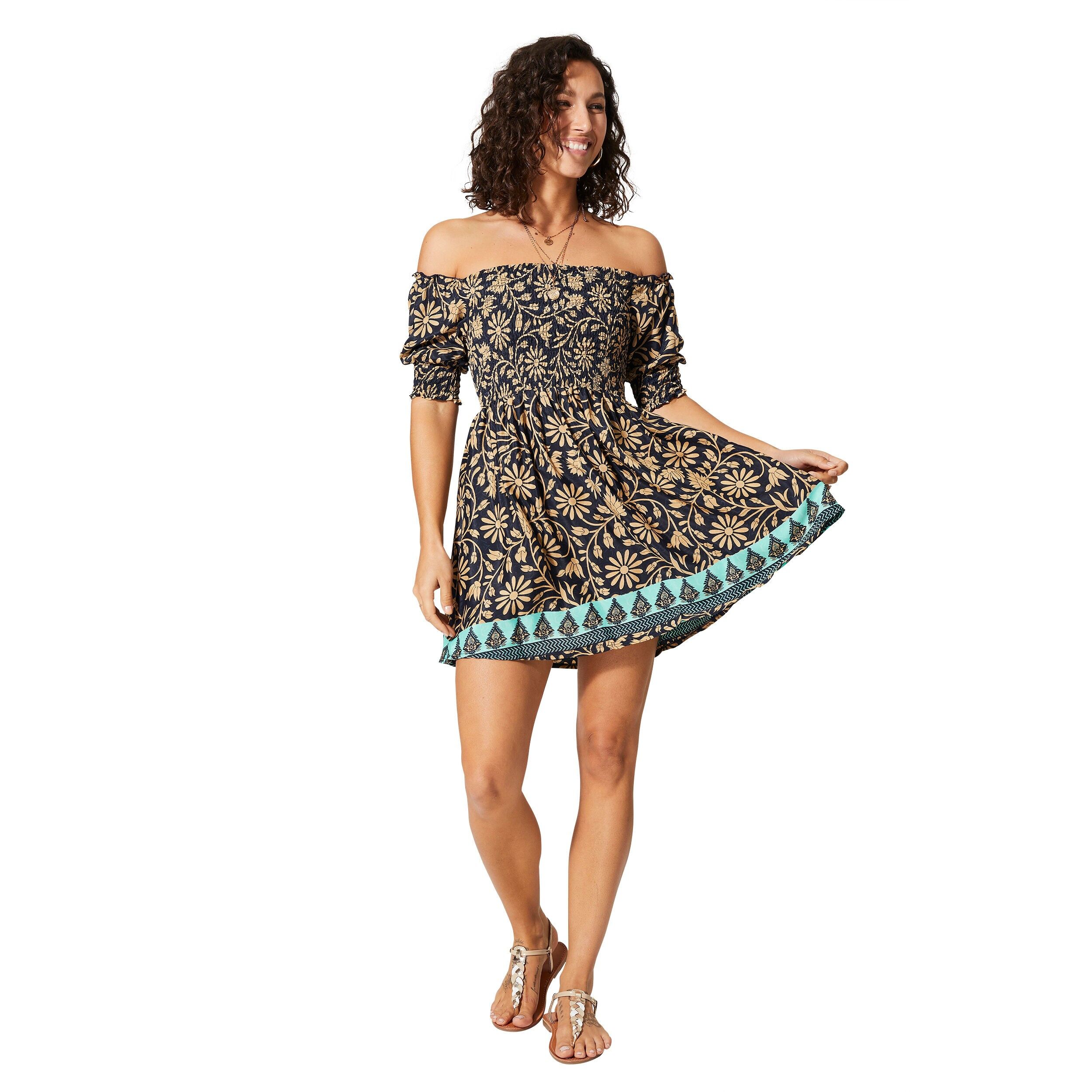 KURZES ÄRMELLOSES SOMMERKLEID RLIP0620E