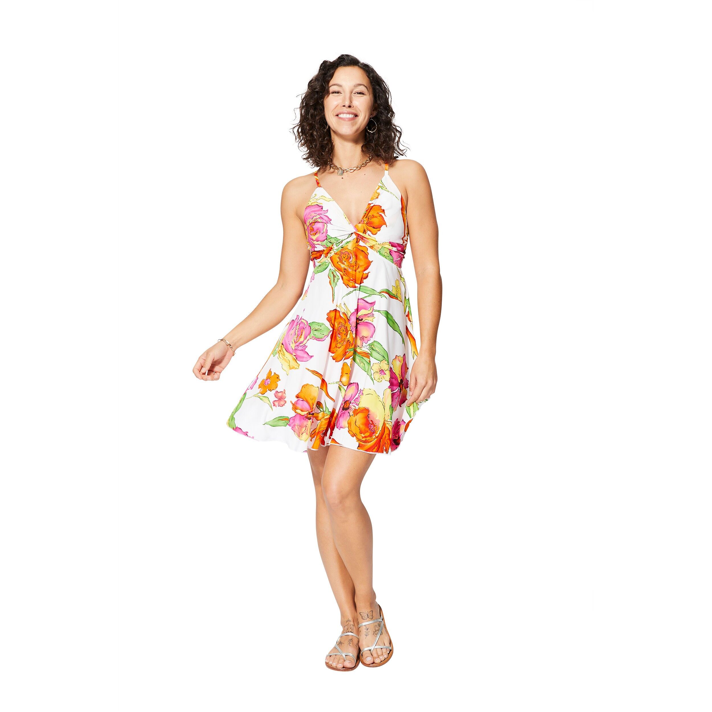 KURZES ÄRMELLOSES SOMMERKLEID RLIP4002E