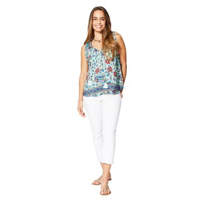 CLASSIC SLEEVELESS SUMMER TANK TOP TIP0059F