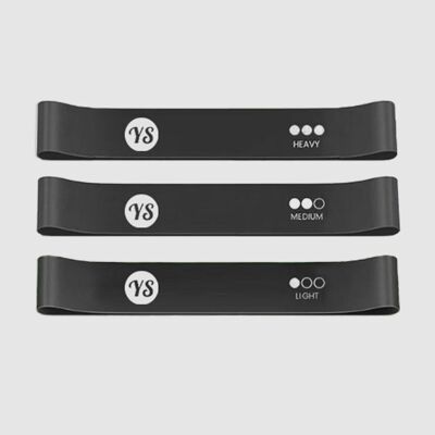 Bandes de résistance Yoga Studio - Lot de 3 (Noir)