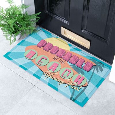 Probably At The Beach Indoor Outdoor Doormat (70 x 40cm)