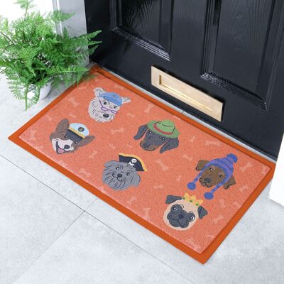Dogs with Hats Indoor Outdoor Doormat (70 x 40cm)