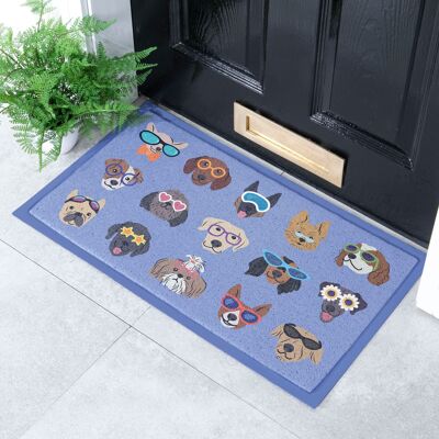 Dogs with Glasses Indoor Outdoor Doormat (70 x 40cm)