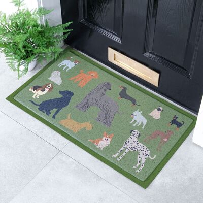 Dog Breeds Indoor Outdoor Doormat (70 x 40cm)