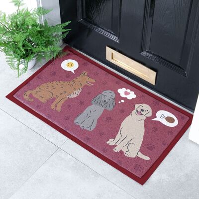 Dog Thoughts Indoor Outdoor Doormat (70 x 40cm)
