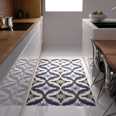 Tappetino in vinile Maroc Blue 190x67cm