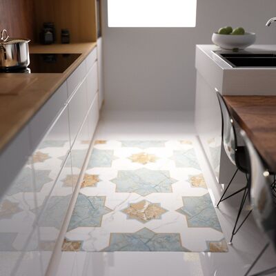 Tappetino in vinile con motivo moresco 72x100cm