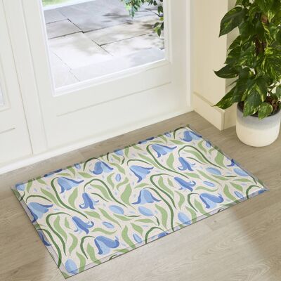 Bluebells Pattern Indoor Outdoor Doormat (90 x 60cm)