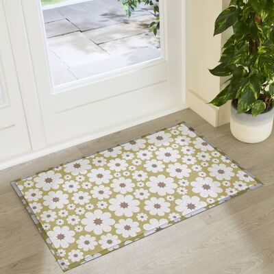 Mustard Flower Indoor Outdoor Doormat (90 x 60cm)