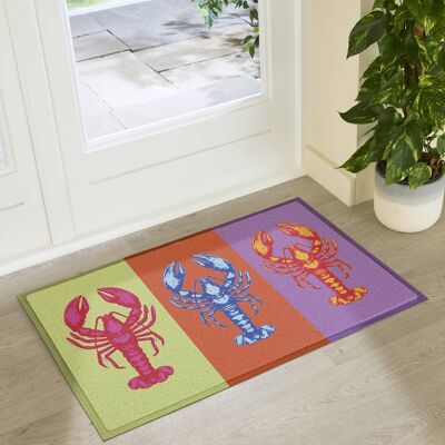 Multi Lobster Indoor Outdoor Doormat (90 x 60cm)