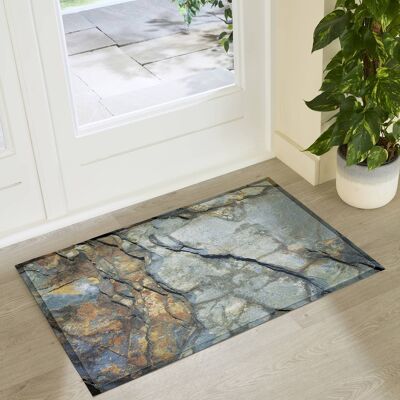 Felpudo de pizarra para interior y exterior (90 x 60 cm)