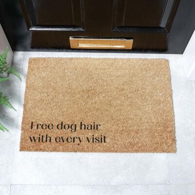 Zerbino con peli di cane gratis a ogni visita (60 x 40 cm)