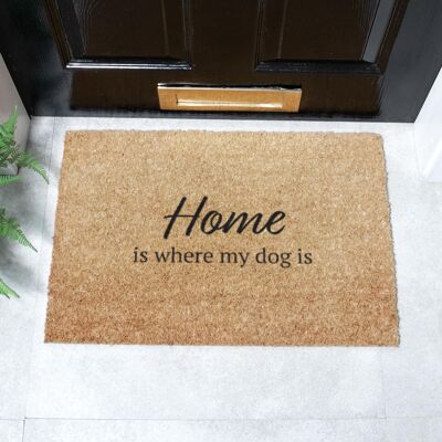 Zerbino "Home Is Where My Dog Is" (60 x 40 cm)