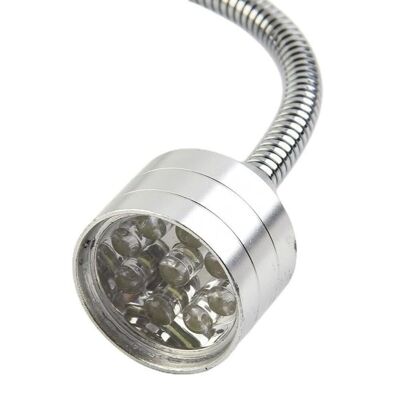 LED Barbecue Light with Magnetic Base 360 Degree Tilting Head Flexible Neck 9 White LEDs for Outdoor Camping Grill