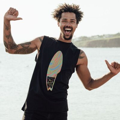 Retro Surfboard Vest Top