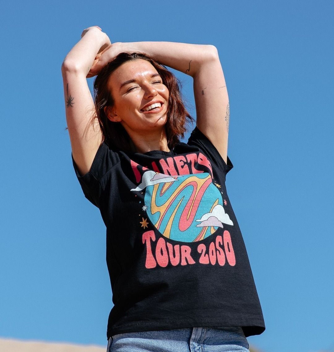 Planet B Tour T-Shirt für Damen
