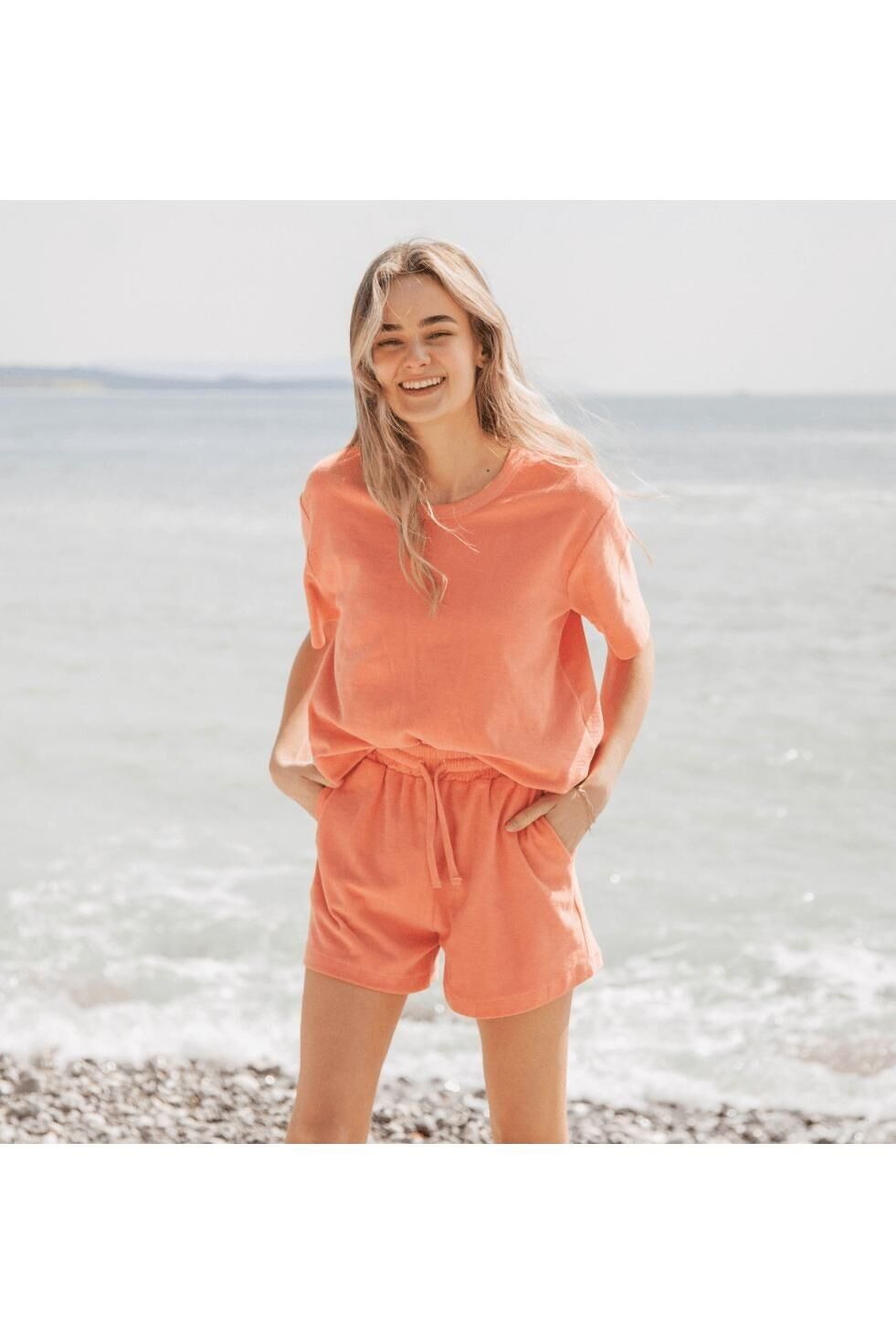 Maglietta in spugna da donna