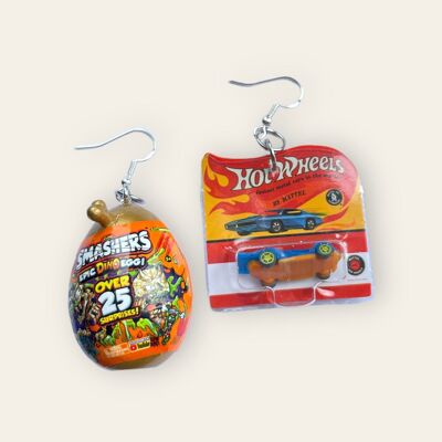 Pendientes de Smashers y Hot Wheels