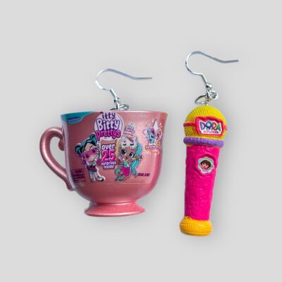 Boucles d'oreilles Itty Bitty Pretty et Dora