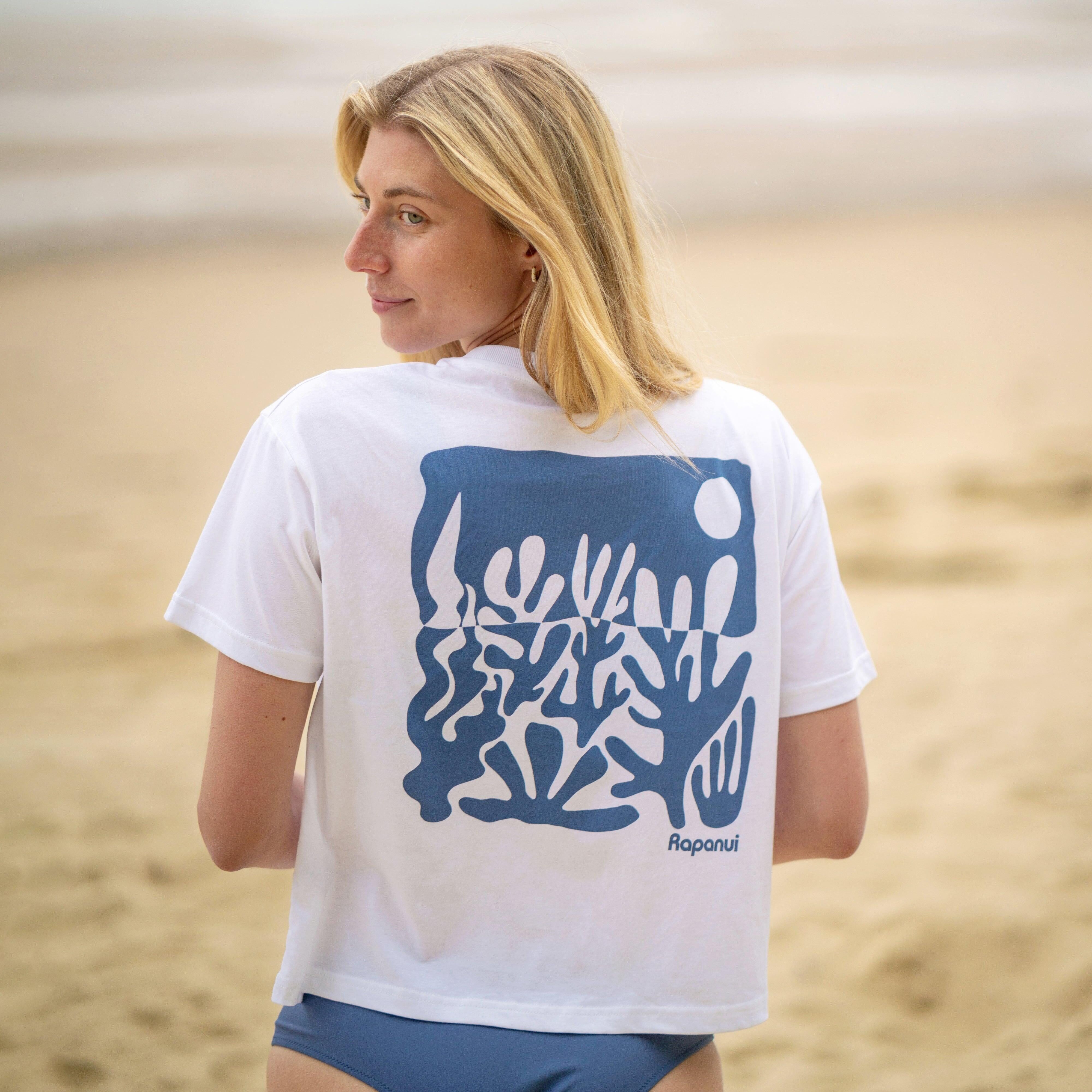 Marine Garden Boxy T-Shirt für Damen