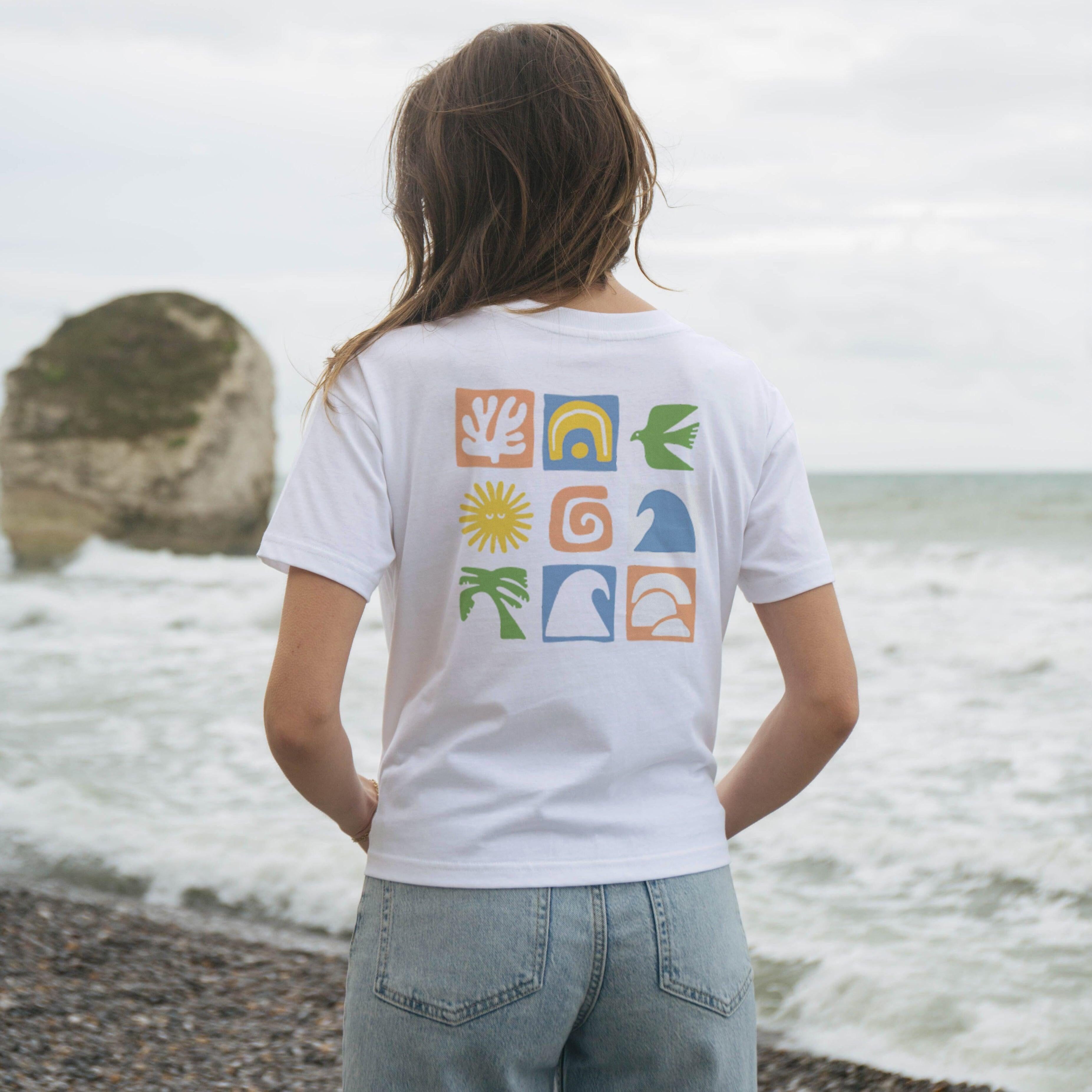 Damen Seaside Boxy T-Shirt