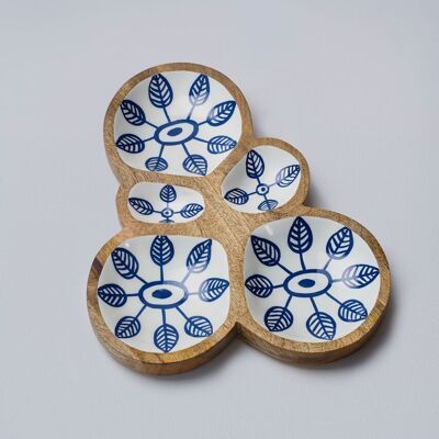 Kruunu Kukkia Wooden Platter