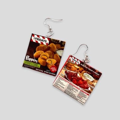 Boucles d'oreilles à pression TGI Fridays