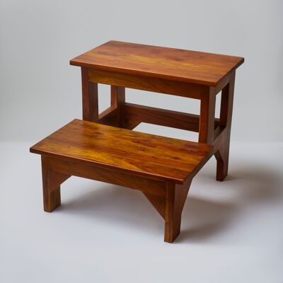 Wooden Two Step Stool (45x40x50cm)