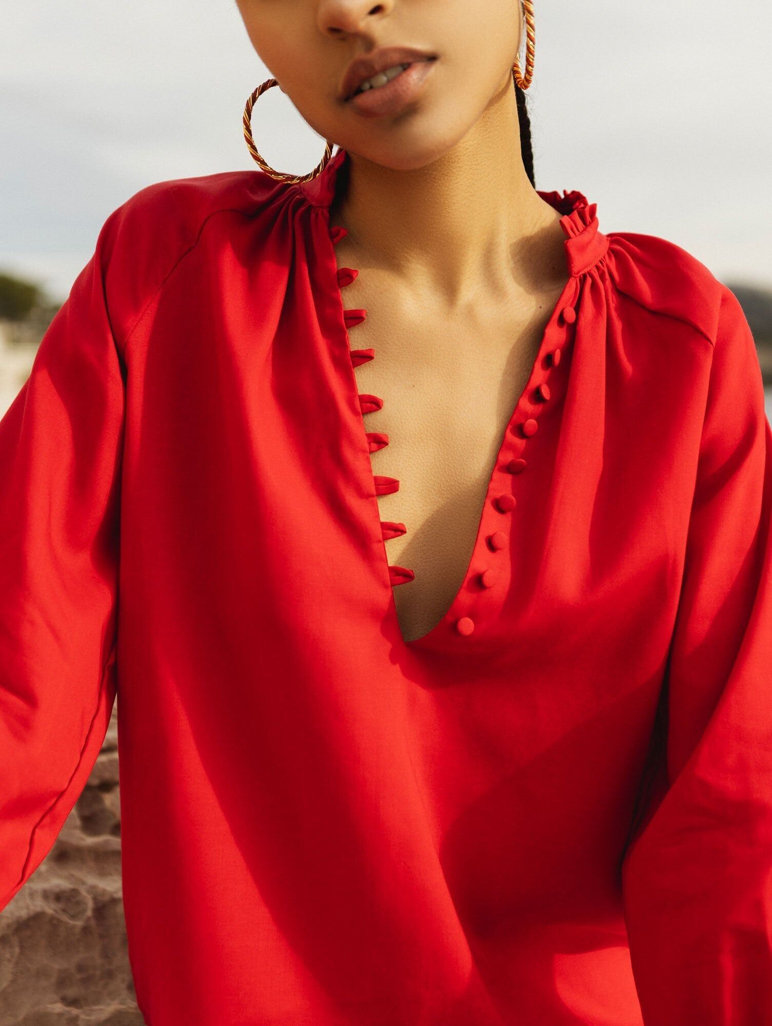 Blusa Paros rossa