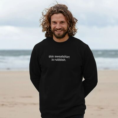 Esta sudadera es una basura para hombre