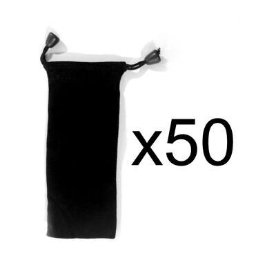 50 sacchetti regalo in velluto con coulisse