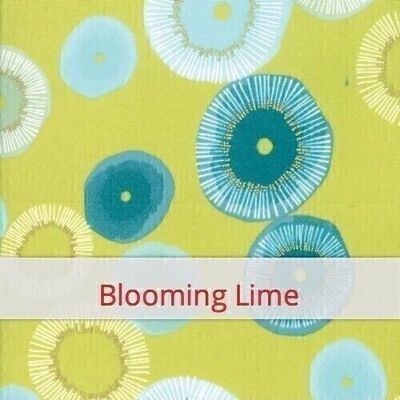 Sacchetto riutilizzabile per il pane, 36 cm x 30 cm, tessuto di cotone, motivo: Day in Paris: Blooming Lime