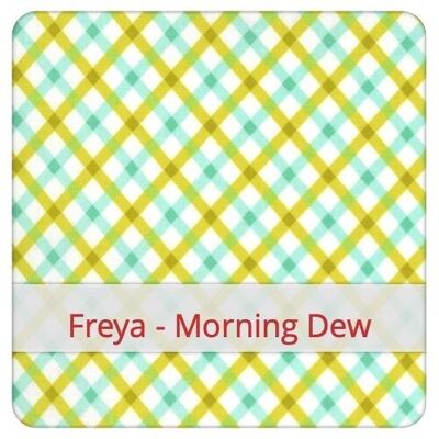 Sacchetto per il pane riutilizzabile, 36 cm x 30 cm, tessuto di cotone, motivo: Freya - Rugiada del mattino