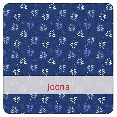 Reusable bread bag, 36 cm x 30 cm, cotton fabric, pattern: Joona