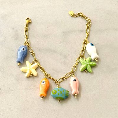 Ceramic Colorful Summer Bracelet