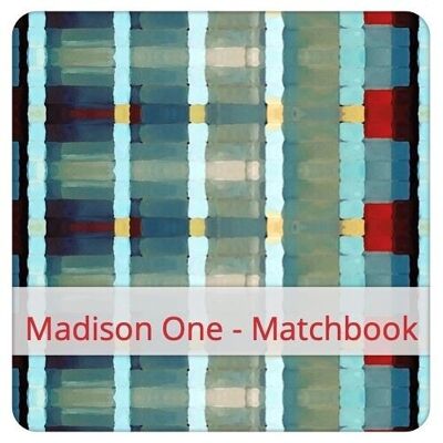 Grande sacchetto per il pane riutilizzabile, 45 cm x 35 cm, tessuto di cotone, motivo: Madison One - Matchbook