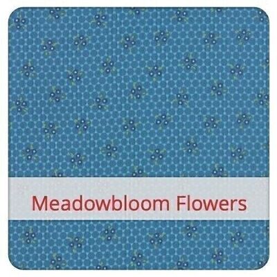 Sac à Pain Grand réutilisable, 45 cm x 35 cm, tissu coton, motif: Meadowbloom Flowers