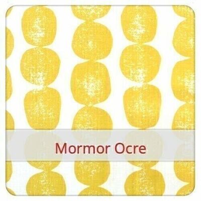 Grande sacchetto riutilizzabile per il pane, 45 cm x 35 cm, tessuto di cotone, motivo: Mormor Ochre