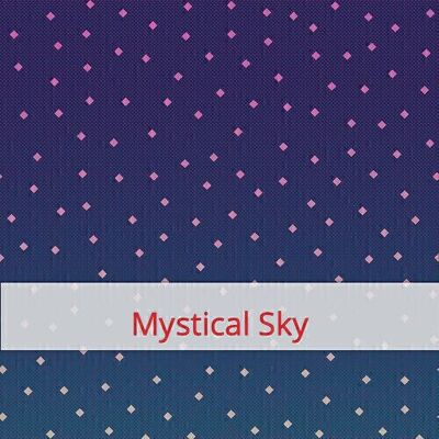 Grande sacchetto per il pane riutilizzabile, 45 cm x 35 cm, tessuto di cotone, motivo: Mystical Sky