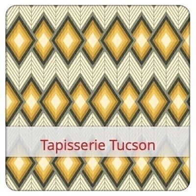Grande sacchetto riutilizzabile per il pane, 45 cm x 35 cm, tessuto di cotone, motivo: Tucson Tapestry