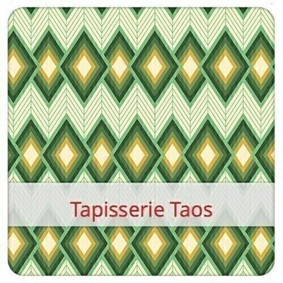 Sac à Pain Grand réutilisable, 45 cm x 35 cm, tissu coton, motif: Tapisserie Taos